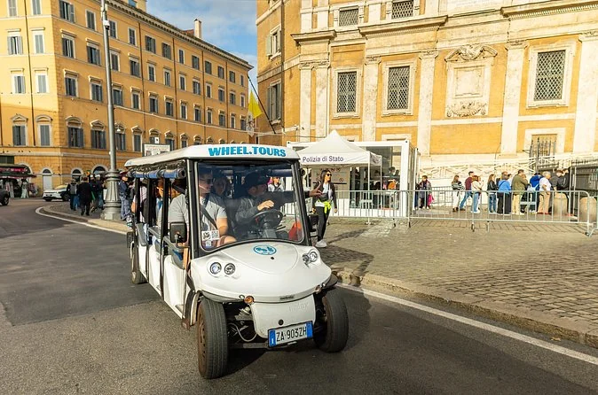 Rome Golf Cart Tour with Gelato